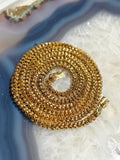 Antique 18K Yellow Gold Cannatille Long Chain Necklace 28" | Indulgems | Designs in Real Gold
