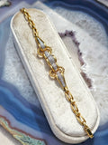 18k Solid Gold Vintage Diamond Bracelet | Indulgems