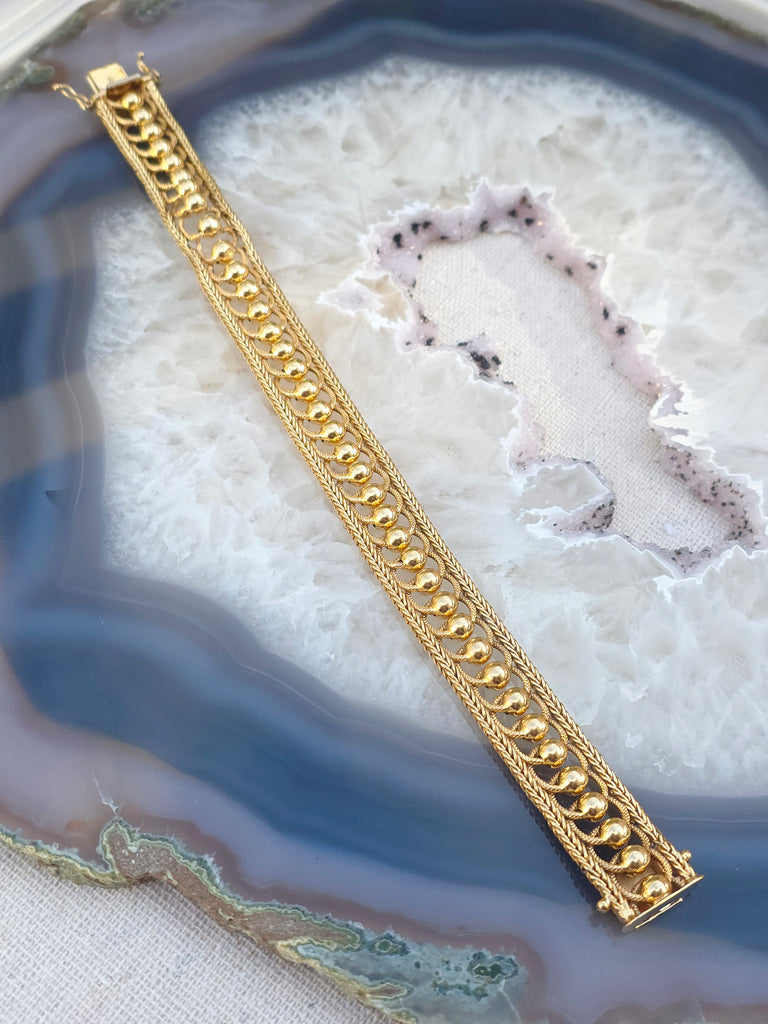 9k Gold UNOEARRE Rare Bracelet 7.75" | Indulgems