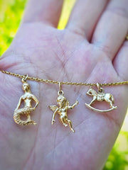 9k Yellow Gold Vintage Antique Charm | Indulgems
