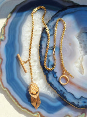 18k Solid Gold French Antique Medley Watch Chain Necklace | Indulgems | Antique Revival
