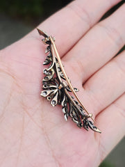 18K Yellow Gold & Silver - Antique Diamond Flower Bouquet Brooch | Indulgems | Designs in Real Gold