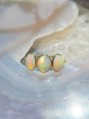 14k Yellow Gold Gemstone Stacking Ring | Indulgems | Designs in Real Gold