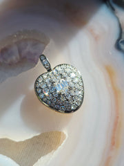 Platinum & 14K Gold Lab-grown Diamond Heart Locket Pendant | Indulgems