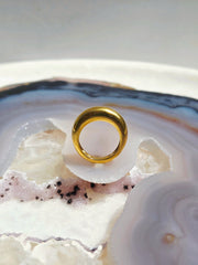 18k Solid Gold Donut Ring Band by Piaget | Indulgems | Antique Vintage Jewelry