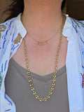 18k Solid Gold French Mariner Chain Necklace | Indulgems