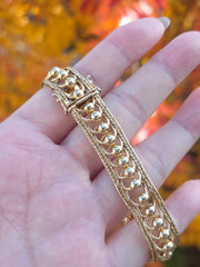9k Gold UNOEARRE Rare Bracelet 7.75" | Indulgems