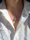 14k Gold Black Rhodium Burmese Jadeite Pendant | Indulgems
