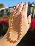 14k Yellow Gold Ball Chain Necklace | Indulgems